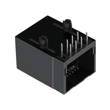 LPJ0047NNL Υποδοχή RJ45 μονής θύρας 10/100 Base-T UnShield με μαγνητική γλωττίδα προς τα κάτω χωρίς LED εικόνα 4