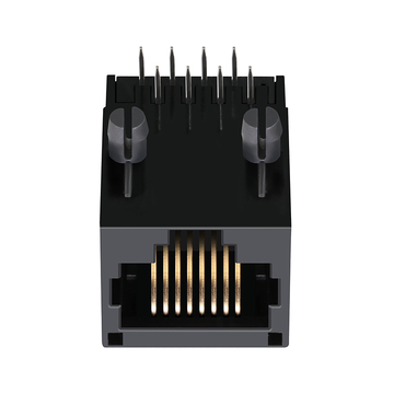 LPJ0047NNL Υποδοχή RJ45 μονής θύρας 10/100 Base-T UnShield με μαγνητική γλωττίδα προς τα κάτω χωρίς LED εικόνα 5