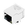 LPJ0514HENL 10/100 Base-T PoE+ RJ45 Magjack Tab Down LED Hijau/Kuning gambar jempol 1