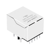 LPJ0514HENL 10/100 Base-T PoE+ RJ45 Magjack Tab Down LED Hijau/Kuning gambar jempol 2