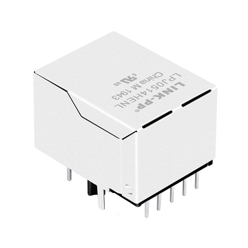 LPJ0514HENL 10/100 Base-T RJ45-aansluiting met enkele poort en magneet voor PoE+ met groene/gele LED (afbeelding 2)