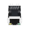 LPJ1144AHNL 10/100 Base-T Single Port poe rj45 connector with magnetics Tab Up Green/Yellow Led thumb image 4