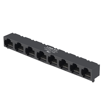 LPJ86277NNL 1X8 Port Unshield RJ45 Connectors 10/100 Base-T Without Led