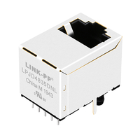 LPJD4835DNL 1000 Base-T RJ45 LED가 없는 수직 기가비트 MagJack