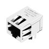 LPJ4077CNL RJ45 Magjack 10/100 Base-T Ethernet Tab Down Without Led thumb image 1
