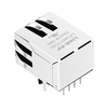 Belfuse SI-60153-F Compatible LPJ4077CNL RJ45 Magjack 10/100 Base-T Ethernet Tab Down Without Led thumb image 2