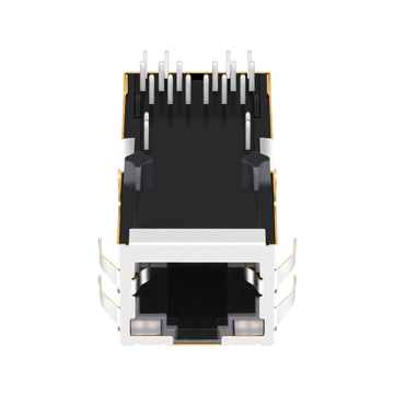 BelFuse 0826-1B1T-43-F Совместимый с LPJK4036A55NL Однопортовый RJ45 1000 Base-T Ethernet Mag Jack Tab Up Оранжево-зеленый/Оранжево-зеленый Светодиодное изображение 3