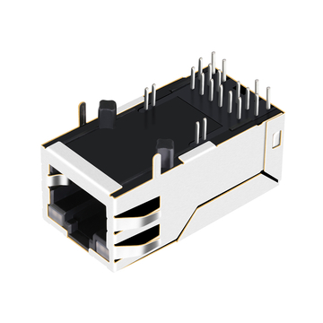 BelFuse 0826-1B1T-43-F Совместимый с LPJK4036A55NL Однопортовый RJ45 1000 Base-T Ethernet Mag Jack Tab Up Оранжево-зеленый/Оранжево-зеленый Светодиодное изображение 4