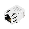 LPJ60424CNL 100 Base-T RJ45 Modular Connectors/Ethernet Connectors With PoE Single Port Tab Up Without Led thumb image 1