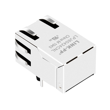 LPJ60424CNL 100 Base-T RJ45 Modular Connectors/Ethernet Connectors Με PoE Single Port Tab Up Χωρίς LED image 5