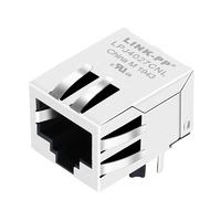 LPJ4027CNL 10/100 Base-T RJ45 Modular Connectors / Ethernet Connectors Tab Down Without Led