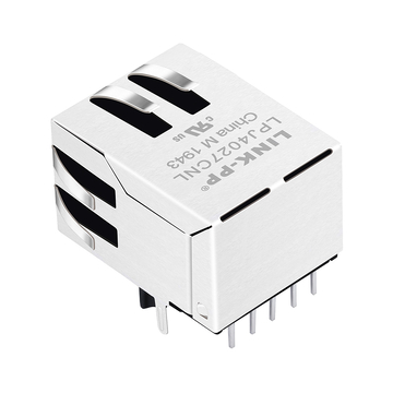 Belfuse SI-60123-F compatibele LPJ4027CNL 10/100 Base-T RJ45 modulaire connectoren / Ethernet-connectoren met lipje omlaag, zonder LED (afbeelding 2)