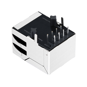 LPJ4027CNL 10/100 Base-T RJ45 Modular Connectors / Ethernet Connectors Tab Down Without LED image 3
