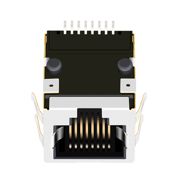We MIC24121-5308W-LF3 Compatible LPJ19112CNL 10/100 Base-T  RJ45 Magjack Surface Mount Tab Down Without LED image 4