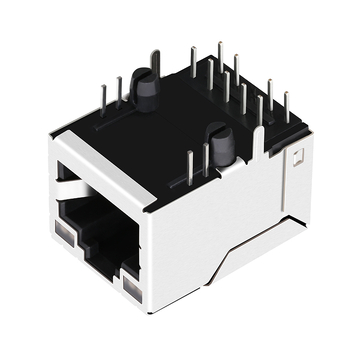 LPJ16657B4NLV 100Mbps POE RJ45 Modular Jack με Transformer Tab Up Yellow&Green/Yellow&Green LED εικόνα 4