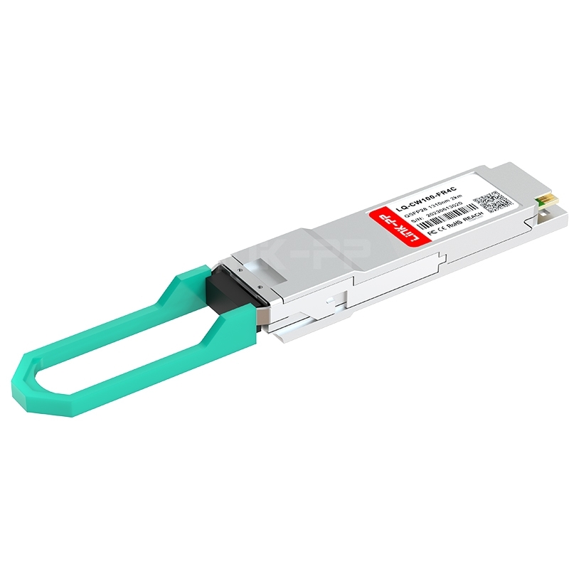 Generic 100G CWDM4 QSFP28 1310nm 2km SMF Optical Transceiver Module DOM Duplex LC