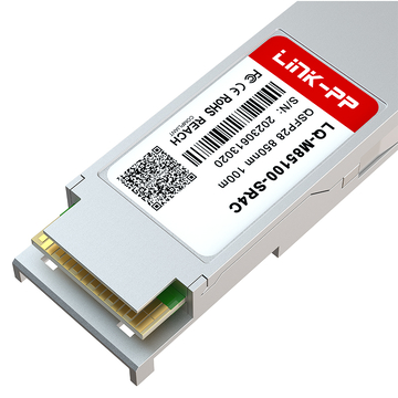 FS QSFP28-SR4-100G Compatible LINK-PP 100G QSFP28 850nm 100m MPO-12 DOM MMF Optical Transceiver Module image 5