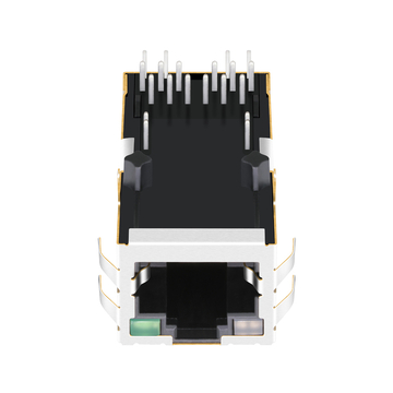 LPJK6071A9NL 100/1000 Base-T RJ45 PoE+ Gigabit Magnetic Jack Tab Up 1x1 Port Yellow&Green/Green Led image 3