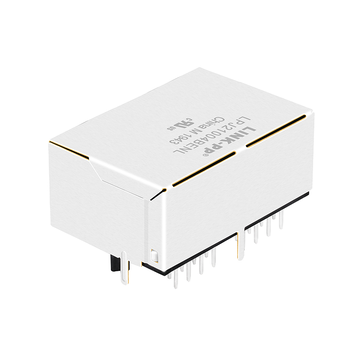 Hanrun HR971202A Compatibel LPJ21004BENL 1x2 Poort RJ45 magnetische aansluitingen 100 Base-T Tab Up Groen/Geel LED afbeelding 2