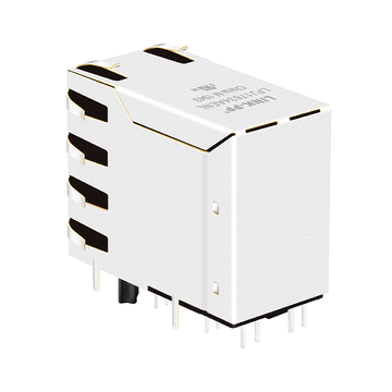 LPJ17634AENL 2x1ポート RJ45マグジャックコネクタ 10/100 Base-T 緑/黄LED 画像3