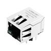 LPJ0221AKNL 10/100 Base-T RJ45 8p8c conector modular com LEDs verdes/verdes magnéticos imagem do polegar 1