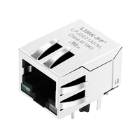 Hanrun HYE-321ANL Compatible LPJ0221AKNL 10/100 Base-T RJ45 8p8c prise modulaire avec LED magnétiques vertes/vertes