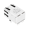LPJ6144AHNL 10/100 Base-T منفذ واحد PoE rj45 magjack محول Tab Up أخضر/أصفر Led صورة الإبهام 3