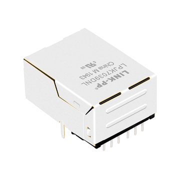 LPJK7039DNL 1000 Base-T Low Profile RJ45 magjack Tab Up Without Led image 2