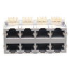 LPJE308DNL RJ45 2x4 Jacks Without Transformer Without LEDs thumb image 1