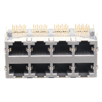 LPJE308DNL Conectores RJ45 2x4 Sin Transformador Sin LEDs