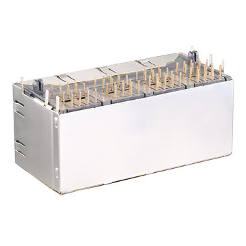 LPJE308DNL RJ45 2x4 Jacks Without Transformer Without LEDs image 2