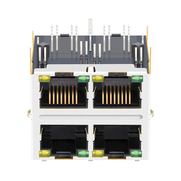 TE 6368511-3 Compatible LPJG27093AENL 1000 Base-T RJ45 2x2 ports, prises magnétiques, LED vertes/jaunes, image 5