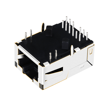 Tyco 1840426-4 Compatible LPJK8003CNL RJ45 MagJack Low Profile 1000 Base-T Tab Down Without Led image 3