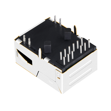 Tyco 1840426-1 Compatible LPJK8003CNL Tab Down RJ45 MagJack Low Profile 1000 Base-T Without Led image 4