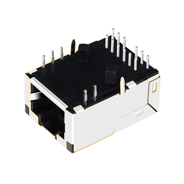 LPJK7003B97NL 100/1000 Base-T Low Profile RJ45 Magjack Connector Tab Up Yellow&Green/Green Led image 3