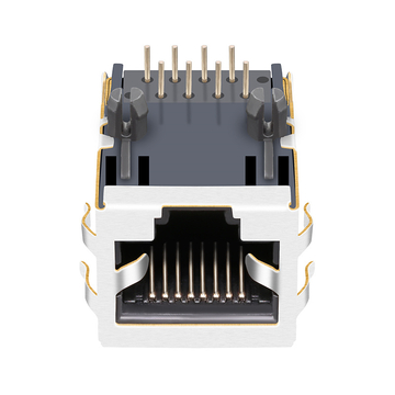 LPJEF111XCNL RJ45 1x1 jack Without Integrated Magnetics Tab Down Without Led image 5