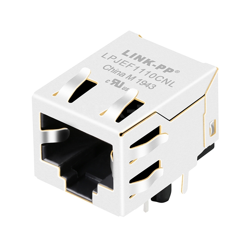 Tyco 54062961-1 Compatible LINK-PP LPJEF1110CNL RJ45 Connector Without Integrated Magnetics 1x1 Port Tab Down Without Led