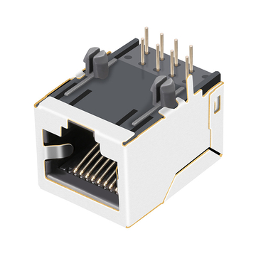 LPJEF1110CNL RJ45 Connector Without Integrated Magnetics 1x1 Port Tab Down Without Led image 4