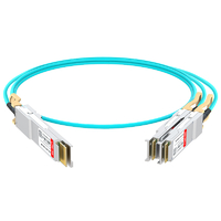 Arista Compatible LINK-PP LQD-AOC12400-5M 400G QSFP-DD to 2x200G QSFP56 Active Optical Cable 5m (16ft)