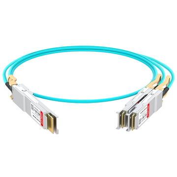 LQD-AOC12400-5M 400G QSFP-DD — 2x200G QSFP56 Активный оптический соединительный кабель 5 м (16 футов)
