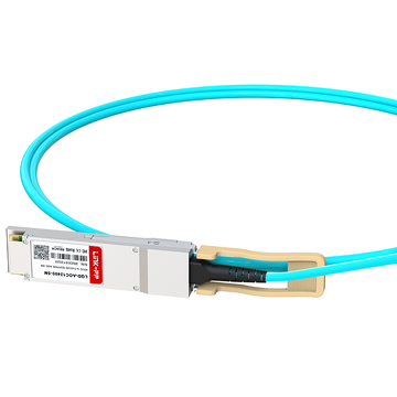 Compatibile generico LINK-PP Cavo ottico attivo LQD-AOC12400-5M da 400G QSFP-DD a 2x200G QSFP56, lunghezza 5 m (16 piedi), immagine 3