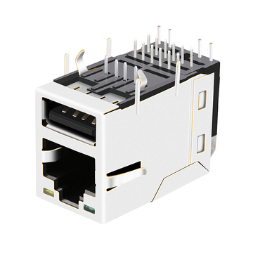 Совместимость с РУ3-218ПКББ3 LINK-PP LPJU3836AHNL rj45 magnetic jack with Single USB 1000 Base-T Tab Up Green/Yellow Leds image 3