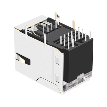 Совместимость с РУ3-218ПКББ3 LINK-PP LPJU3836AHNL rj45 magnetic jack with Single USB 1000 Base-T Tab Up Green/Yellow Leds image 4
