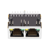 LPJM230125BENL 2.5G Base-T 1x2 Port PoE+ RJ45 Magjack Tab Down Green/Yellow LED thumb image 2