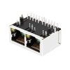 LPJM230125BENL 2.5G Base-T RJ45 1x2 Port POE+ Mag jacks Tab Down Green/Yellow Leds thumb image 3