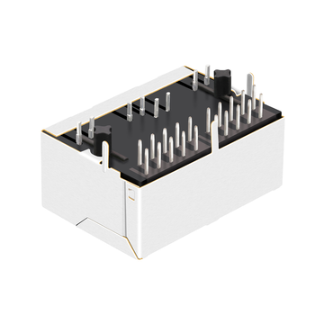LPJM230125BENL 2.5G Base-T RJ45 1x2 Port POE+ Mag jacks Tab Down Green/Yellow Leds image 5