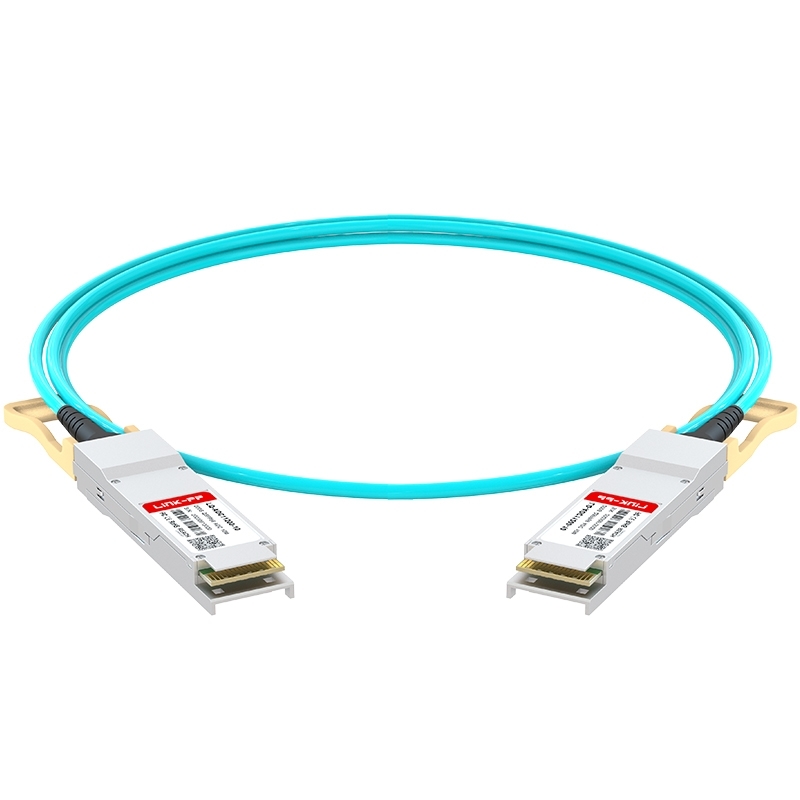 LQ-AOC11200-10 200G QSFP56 to 2x100G QSFP56 Breakout Active Optical Cable 10m (33ft)