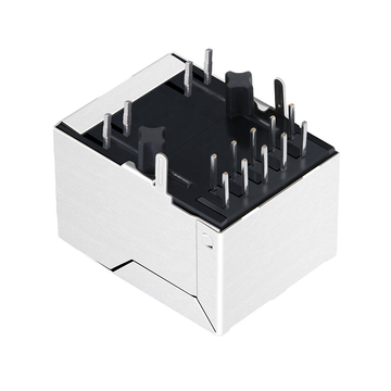 متوافق مع RB1-216BNN1A LINK-PP LPJG0804HENL موصل مغناطيسي جيجابت RJ45 من نوع 1000 Base-T، منفذ واحد، مؤشر LED أخضر/أصفر، علامة تبويب لأسفل، الصورة 3