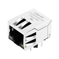 RB1-265B9W1A 호환 LPJG0833G61NL 1000 Base-T 자기 RJ45 잭 탭 아래로 녹색 및 주황색/노란색 Led