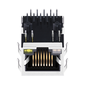 RB1-265B9W1A Compatible LPJG0833G61NL 1000 Base-T Magnetic RJ45 Jack Tab Down Green&Orange/Yellow Leds image 5